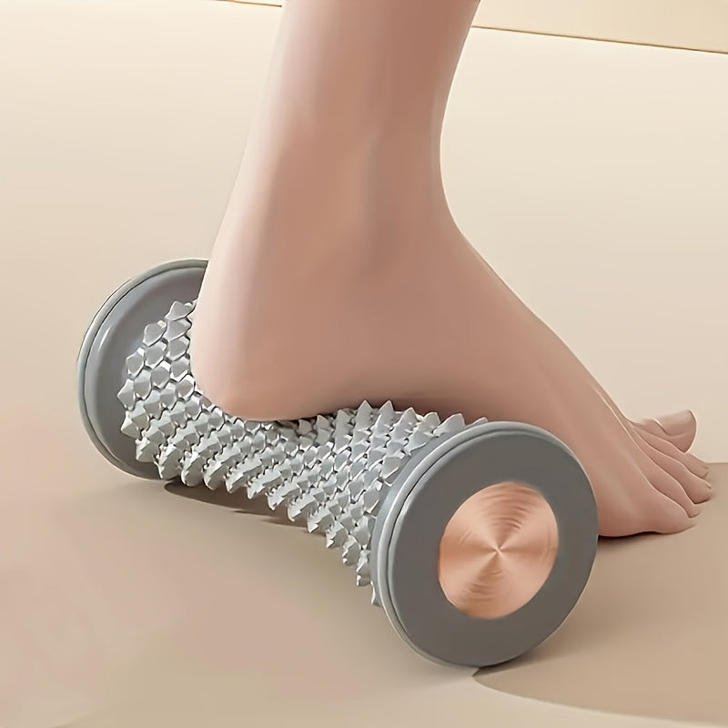 Purple Deep Tissue Foot Massage Roller with Textured Surface & Purple Massage Beads - for, Arch, and Muscle - Perfect for Feet, Legs, and Ha
