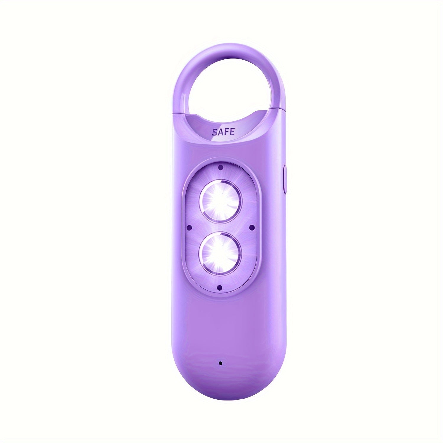 Rechargeable Keychain Alarm for Women, 130 dB Loud Safety Sound Personal Alarm with LED Flashing SOS Emergency Signal, USB Charging, 120mAh Lithium Polymer Battery, ≤36V Operating Voltage, with Safety Whistle Included