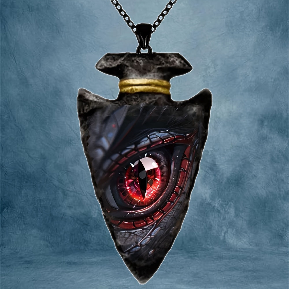 Dragon Eye Pendant Necklace Hip Hop Unisex Style Punk Necklace For Men Women Jewelry Gift