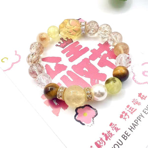 Wealth Collection Bracelet Money in Bracelet Citrine Bracelet