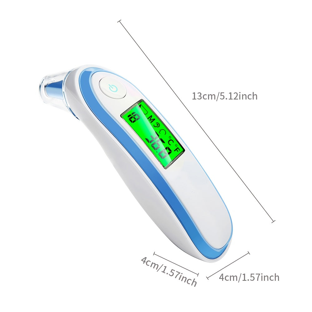 Yongrow Dual-Mode Infrared Thermometer - Forehead & Ear Temperature Readings, Digital Display, Battery Operated (Batteries Not Included) - Available in 5 Colors