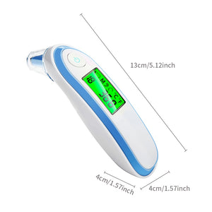 Yongrow Dual-Mode Infrared Thermometer - Forehead & Ear Temperature Readings, Digital Display, Battery Operated (Batteries Not Included) - Available in 5 Colors