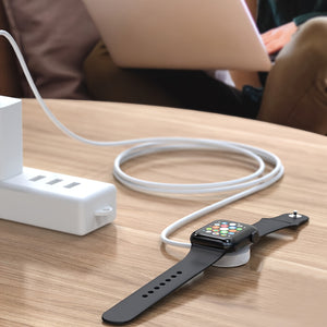 3.3ft Magnetic USB-C Fast Charging Cable for Apple Watch Series 2-9, Durable ABS & TPE, Scratch-Resistant, Efficient Heat Dissipation, Watch Series Compatibility|Compact USB Cable|Durable Abs Material