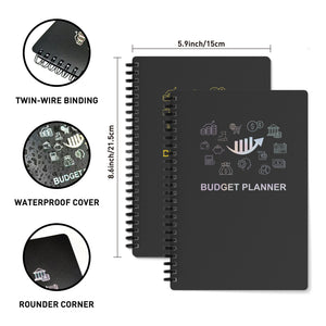 Effortless Finance Management: A5 Budget Planner, 100gsm - Undated for Long-Term Financial Freedom & Goal Tracking