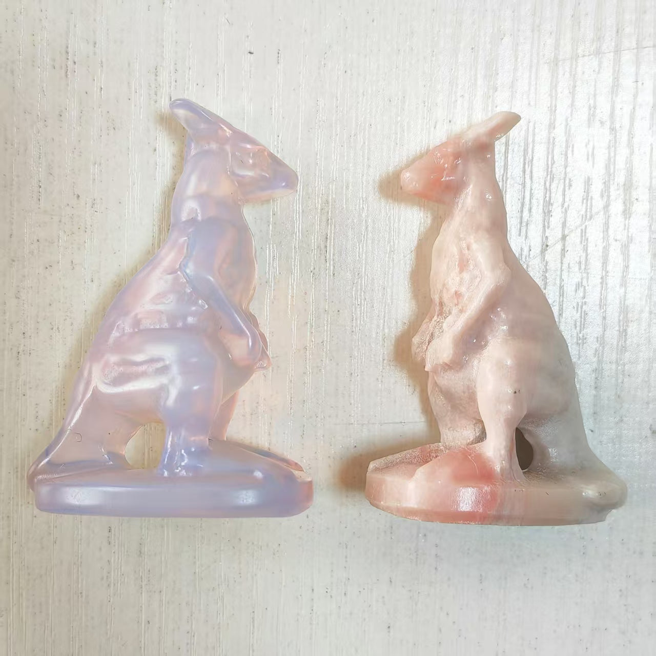 Hand carved Crystal Kangaroo Crystal Animal