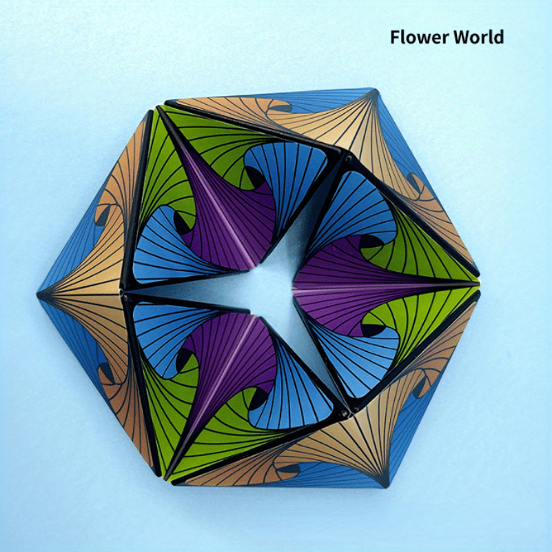 Infinite Flipping And Changing Magic Cube Puzzle Decompressing Three-dimensional Kaleidoscope Rollover Children's Toys