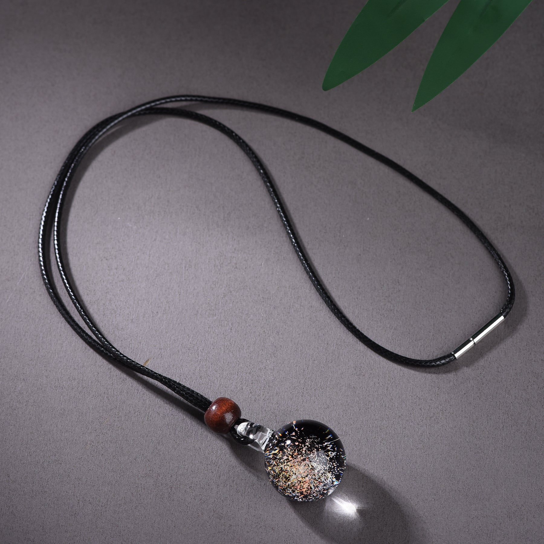 All blessings combined Glass Ball Necklaces