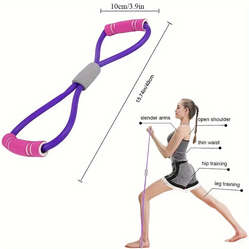 8-Shaped Home Stretcher: Non-Slip Yoga Equipment For Fitness Training, Shoulder Opening & Thinner Back!