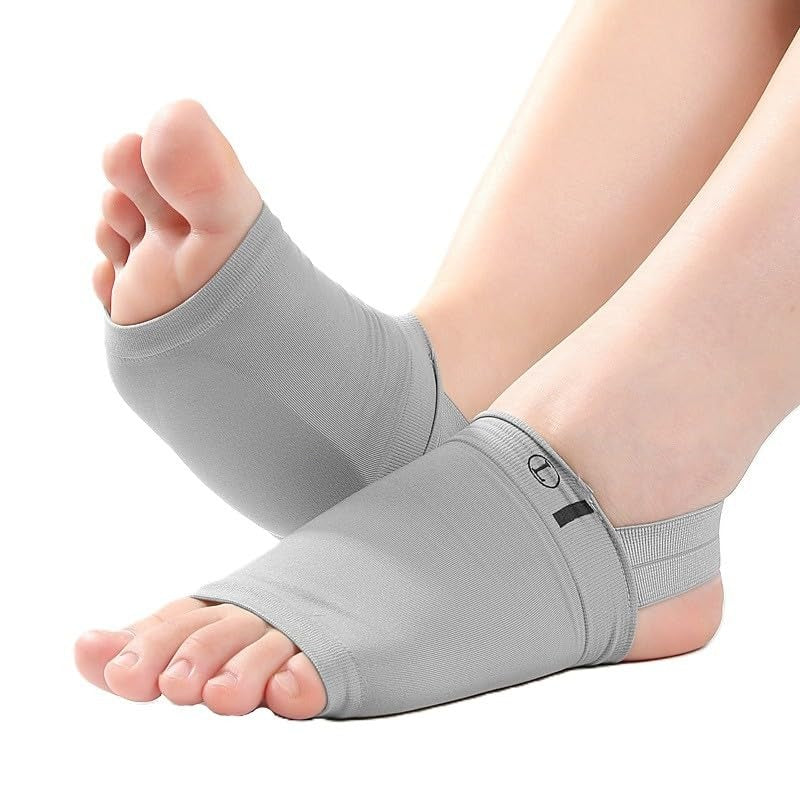 Arch Support Braces for Flat Foot with Arch Pad Massage Cushion Corrective Arch Socks Arch Support Inserts (Large/US Size 40-46)