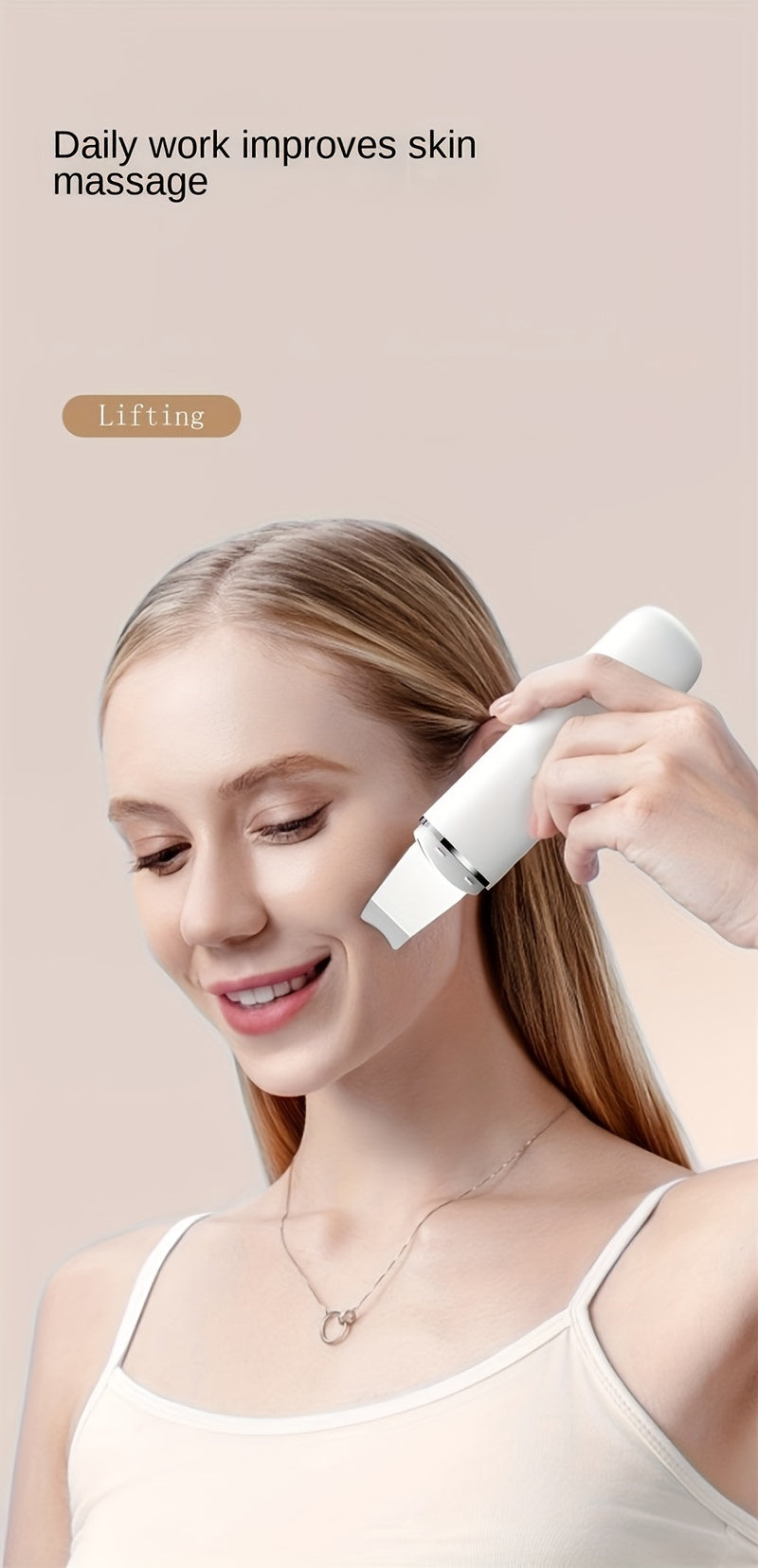 Home Use Facial Pore Cleaner Deep Cleansing Peeling Skin Scrubber Face Spatula, Skin Spatula Cleanser, Skin Spatula for Face, Facial Spatula