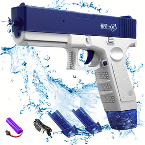 Rechargeable Battery-Powered Water Blaster with High-Capacity Tank – Durable, Portable Summer Fun with Extra Accessories Included