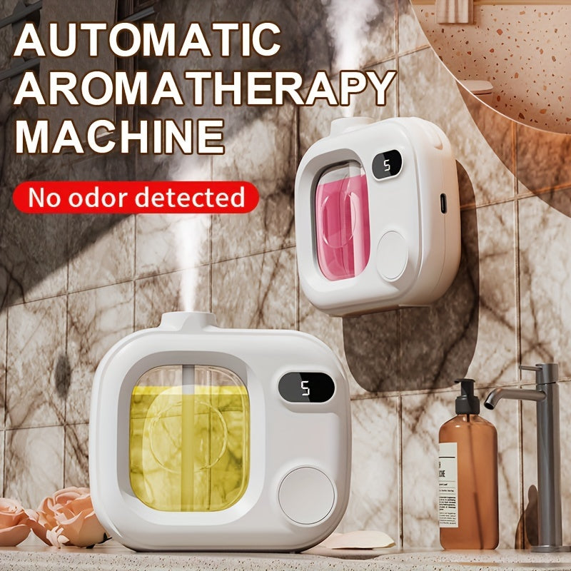 AromaPro Intelligent Aromatherapy Machine - 5 Automatic Timing Perfume Dispenser with 1/2/3/7 Bottles of Essential Oil - Fresh Air Fragrance Machine for Bedroom, Bathroom, Office, and Home Decor, Perfect Gift for Friends, Family, and Holidays