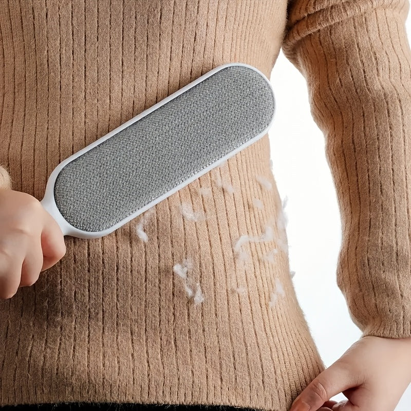 Reusable Lint Remover, Double-Sided Pet Hair And Dust Brush, Manual Electrostatic Cleaning Tool, Durable Polypropylene, Can Clean Clothes, Sofas, Furniture, Bedding, Carpets Without Electricity