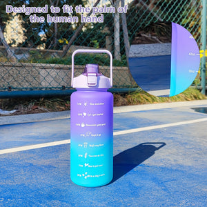 1pc/3pcs Stay Hydrated Anywhere: Portable Leakproof Water Bottle With Time Marker & Lanyard - Perfect For Adults & Families!