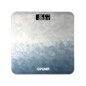 OPUMP High Precision Digital Bathroom Scale, Electronic Weight Scale, Accurate, Safe, Easy to Read, High Capacity, with Backlit HD LCD Display, 400 Lbs Capacity, Switchable Between Kg/lb/st, Includes 3 AAA Batteries