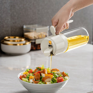 2-in-1 Versatile Glass Oil Sprayer/Mister - Perfect for Kitchen, BBQ, Salads & Outdoor Cooking, Leak-Proof & Easy Clean