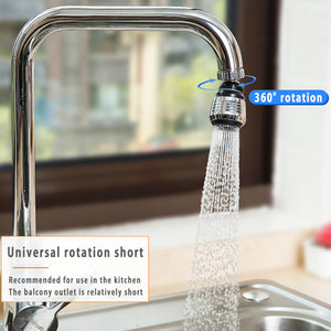 1pc Kitchen Gadgets 2 Modes 360 Rotatable Bubbler High Pressure Faucet Extender Water Saving Bathroom Kitchen Accessories Supplies