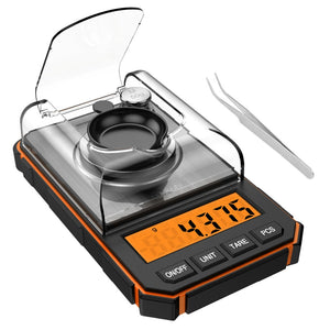 Professional 0.001g Portable Mini Digital Scale - 50g Calibration Weights Included (No Battery Needed)