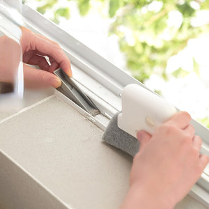 Universal Window And Door Track Cleaning Brush - Easily Clean Small Gaps And Frames For A Spotless Home