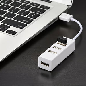 1pc 4 Ports Port USB 2.0 HUB High Speed Portable Mini USB Splitter Adapter For Laptop PC Notebook Computer