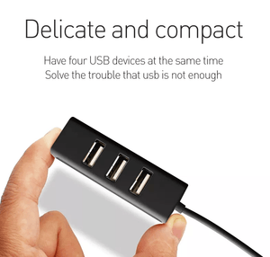 1pc 4 Ports Port USB 2.0 HUB High Speed Portable Mini USB Splitter Adapter For Laptop PC Notebook Computer