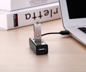 1pc 4 Ports Port USB 2.0 HUB High Speed Portable Mini USB Splitter Adapter For Laptop PC Notebook Computer