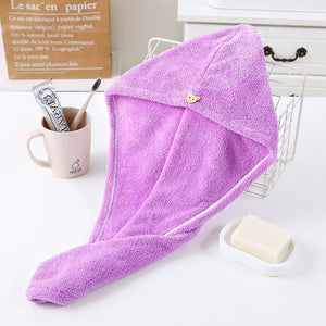 1pc Women's Hair Drying Hat: Quick-Dry Microfiber Towel Cap Hat for Super Absorption and Maximum Hair Drying Speed!