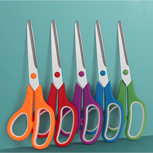 Ultra Sharp Multipurpose Scissors - Comfort-Grip Handles & Sturdy Blades For Office, Home, School, Sewing & Crafting