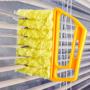 1pc, Microfiber Window Cleaning Brushes - Effortlessly Collect Dust and Clean Blinds