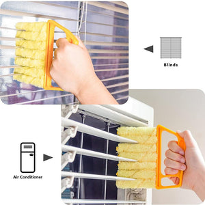 1pc, Microfiber Window Cleaning Brushes - Effortlessly Collect Dust and Clean Blinds