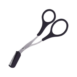 Eyebrow Trimmer Scissor With Comb Facial Hair Removal Makeup Tool Grooming Shaping Shaver Cosmetic Accessory