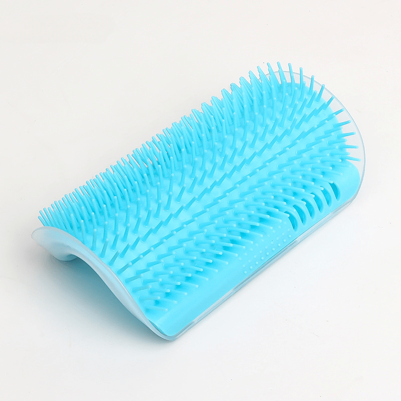 Tickling Comb Pet Brush: Pamper Your Cat Soft Wall Corner Massager! .