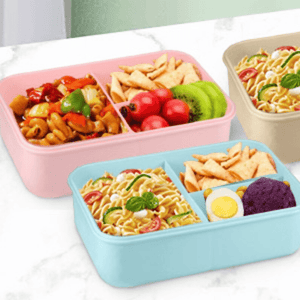 1pc 33.81 oz Lunch Box With Tableware For Office Workers, Square Divided Microwave Oven Bento Box, Leakproof Food Container,  Hand Wash, For