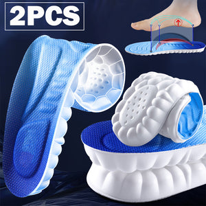 4D Cloud Technology Sports Insoles: Soft, Breathable, Shock-Absorbing Cushioning for Optimal Orthopedic Care!