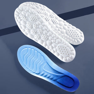 4D Cloud Technology Sports Insoles: Soft, Breathable, Shock-Absorbing Cushioning for Optimal Orthopedic Care!