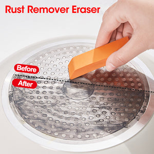 1pc Limescale Eraser Bathroom Glass Rust Remover Rubber Eraser Household Kitchen Cleaning Tools For Pot Scale Rust Brush