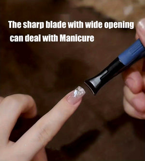 Stainless Steel  Clippers with Large Opening for Thick and Hard  and  - Labor-Saving Manicure Tool