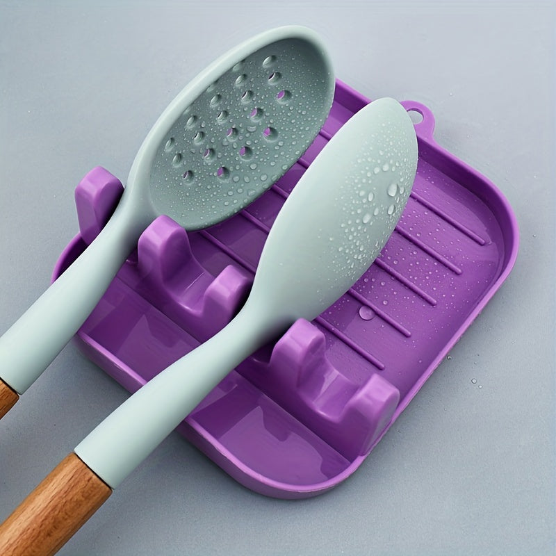 1pc Spoon Rest, Multi-purpose Utensils Holder, Spoon Shovel Rack, Pot Cover Rack, Spatula Rack Shelf, Kitchenware Rack For Restaurant