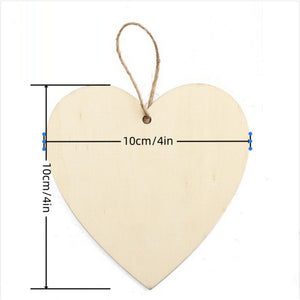 Commemorative Christmas Decoration Christmas Tree Decoration Wooden Heart Shape Mom Dad Boyfriend Gift Anniversary Gift Christmas Gift