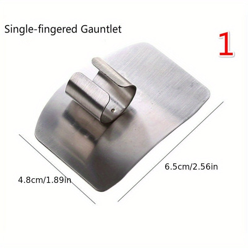 Finger Protection Device, Stainless Steel Finger Protection Device For Slicing, Reusable Finger Protection Device, Metal Finger Protection,