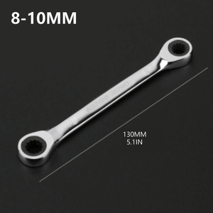 Chrome Vanadium 8-9-10-12-13-14-15-16-17-18-19-27mm Ring Double Head Ratchet Wrench Reversible Ratchet Combination Spanner