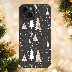 Christmas Trees Phone Case For IPhone 15, 14, 13, 12, 11 Pro Max, XS Max, X, XR, 8, 7, 6, 6S Mini, Plus, SE, Christmas Present, Gift For Bir