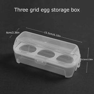 3/4/8 Grids Egg Holder Shockproof Kitchen Container Case Organizer For Outdoor Camping Picnic Portable Egg Storage Box