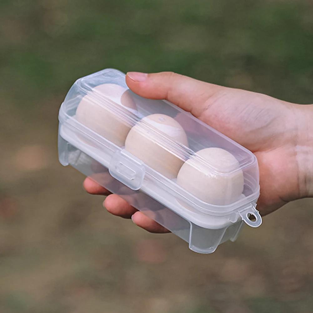 3/4/8 Grids Egg Holder Shockproof Kitchen Container Case Organizer For Outdoor Camping Picnic Portable Egg Storage Box