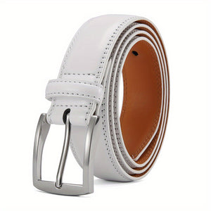 1PC Men's Belts Genuine Leather Large Pin Buckle Belts , Ideal choice for Gifts