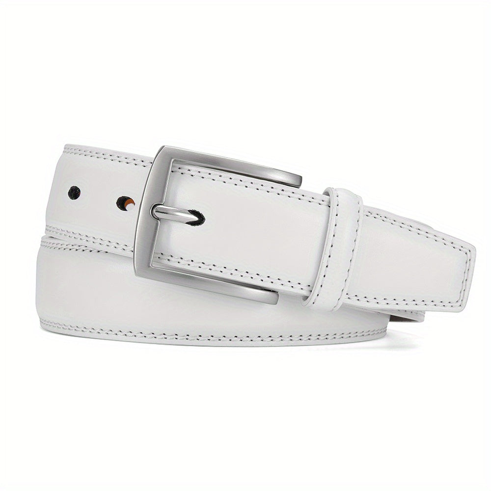 1PC Men's Belts Genuine Leather Large Pin Buckle Belts , Ideal choice for Gifts