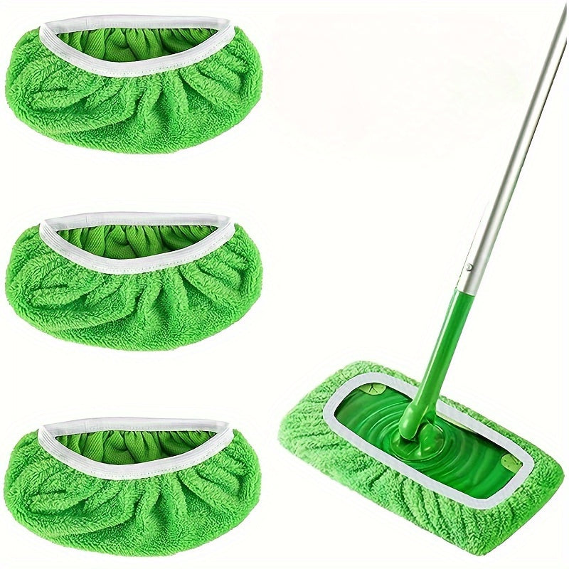 3pcs, Durable and Washable Reusable Mop Replacement Pad - Ideal for Wet and Dry Use, Easy to Clean - Perfect for Christmas Cleaning Supplies