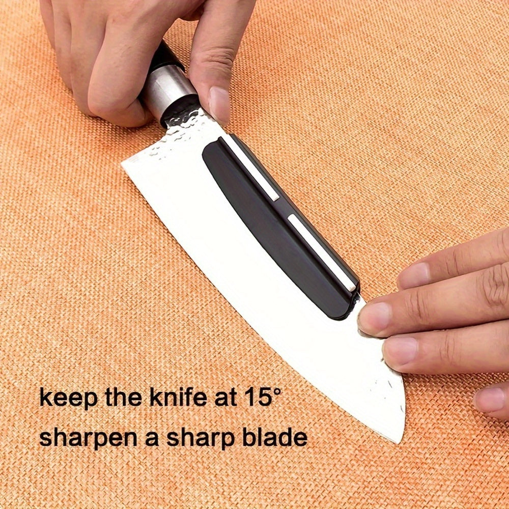 Black Diamond Knife Sharpener with Precision Angle Guide - Durable, Stain & Water-Resistant, Perfect for Dining Essentials