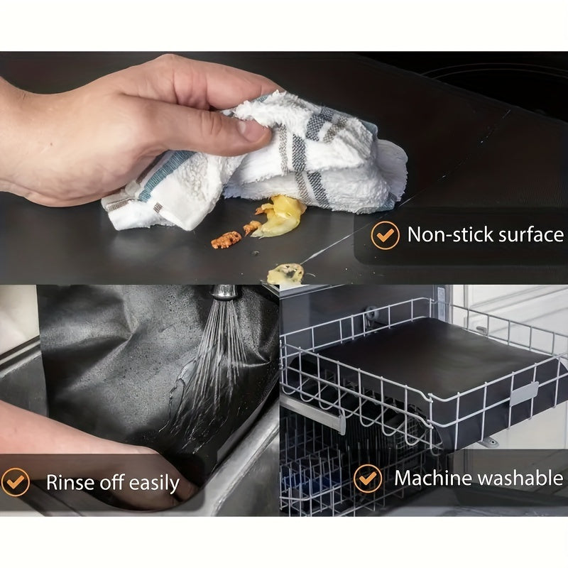 Non-Stick, Reusable Oven Liner: Easy-Clean, Rust-Resistant, Versatile for Ovens, Grills & BBQ