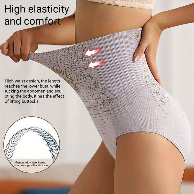 Women High Waist Body Shaper Panties Push Up Buttock Slimming Pants Tummy Control Body Shaping Pants Plus Size Breathable Underwear